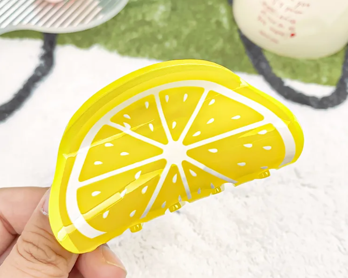 Haarclip „Zesty Lemon“ – Spritziger Zitronen-Look