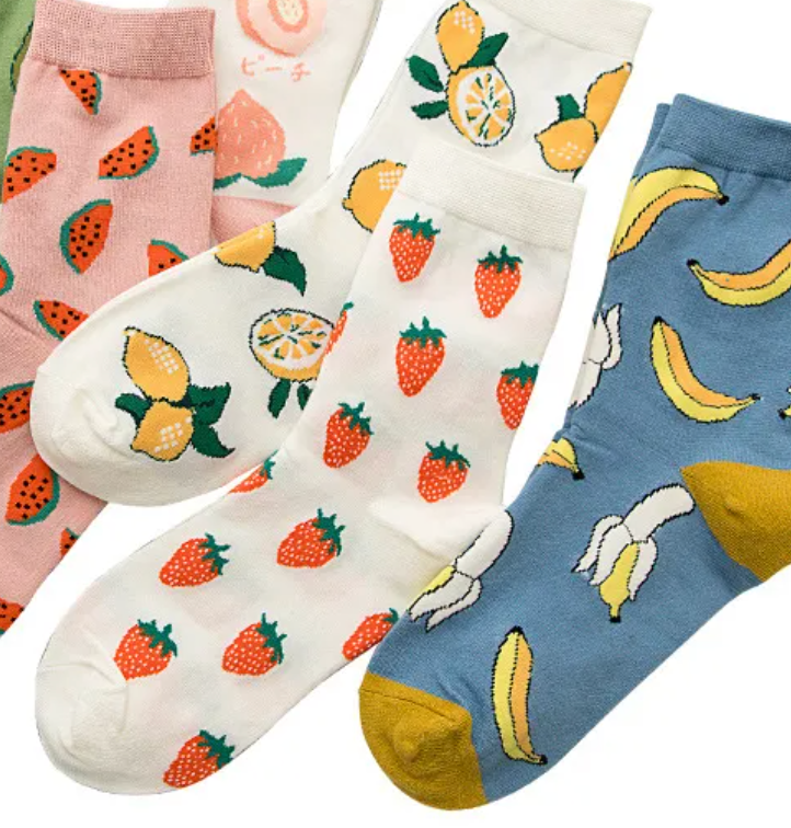 Socken „Berry Crew“ – Fruchtige Erdbeeren als HIngucker