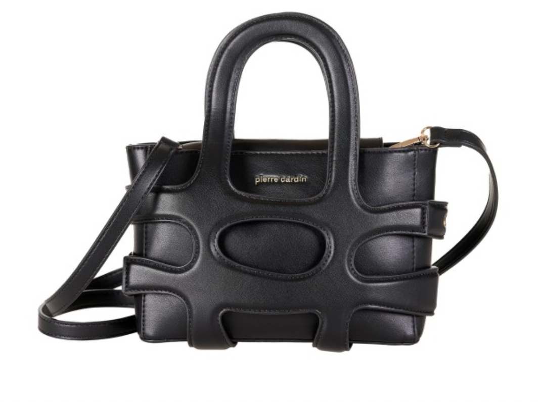 Handtasche „Modulé“ – 2-in-1 Schultertasche von Pierre Cardin mit abnehmbarem Designrahmen (Eco-Leder)
