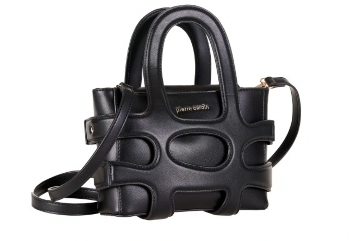 Handtasche „Modulé“ – 2-in-1 Schultertasche von Pierre Cardin mit abnehmbarem Designrahmen (Eco-Leder)