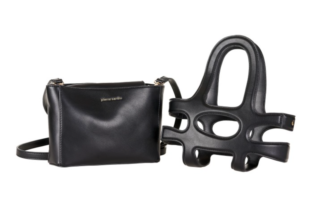 Handtasche „Modulé“ – 2-in-1 Schultertasche von Pierre Cardin mit abnehmbarem Designrahmen (Eco-Leder)