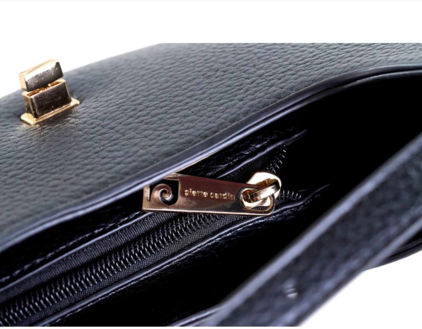 Schultertasche „Luce“ – Pierre Cardin Hobo Bag aus Eco-Leder mit Innenfächern