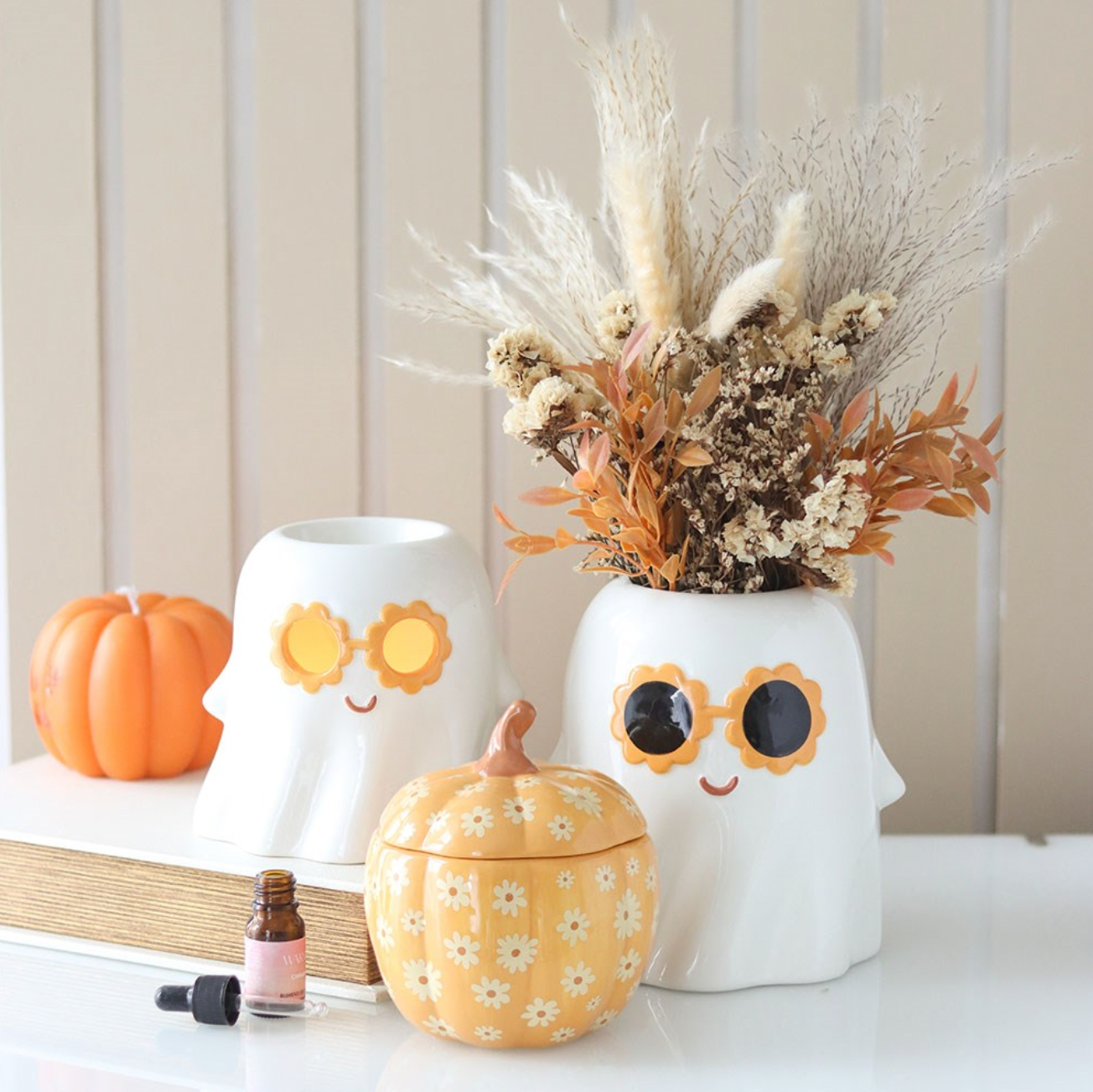 Duftlampe „Scented Spirit“ – Ghost Öl- & Wachs-Brenner (Keramik)