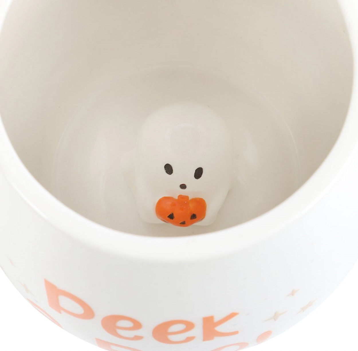Tasse „Peekaboo Boo!“ – Halloween Mug mit Geister-Überraschung (500 ml)