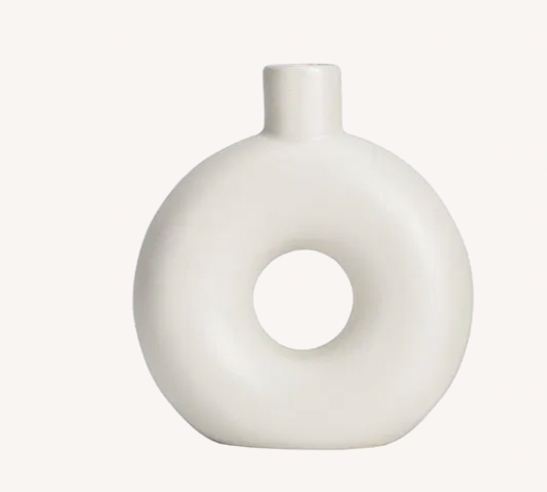 Vase „Pure Shape“ – Keramikvase, matt, 10×12×4 cm