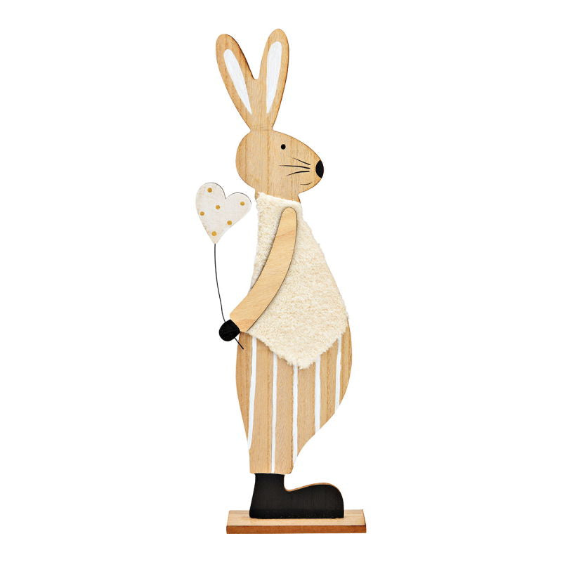 🌿 Natural wooden rabbit - Scandinavian design