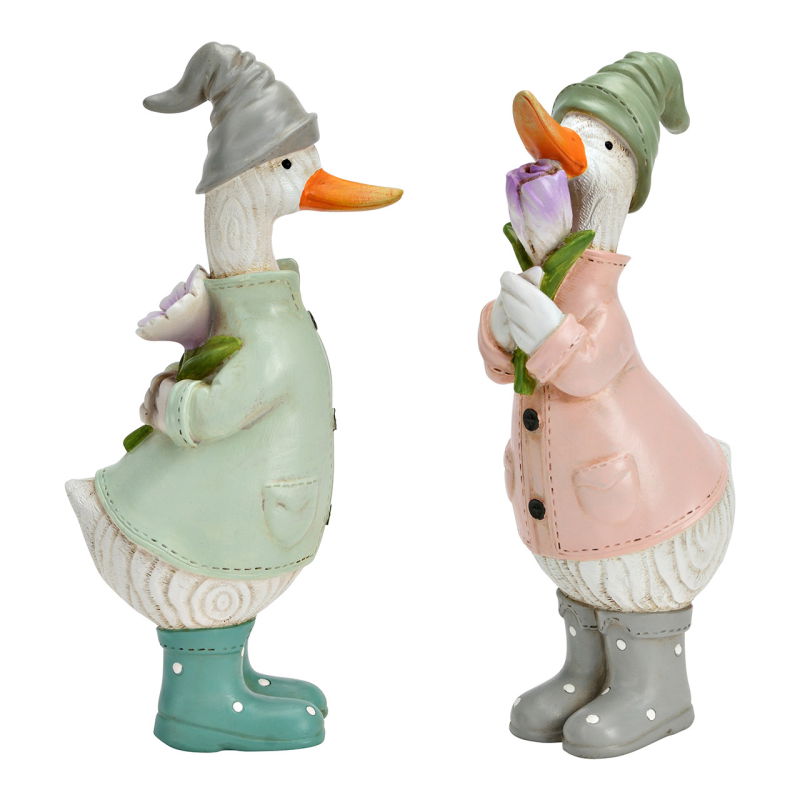 🦆 Figurine de canard à ressort - 2 assortis