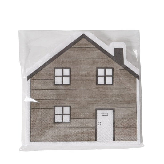 Serviettes en forme de maison Homewood 12 pcs.