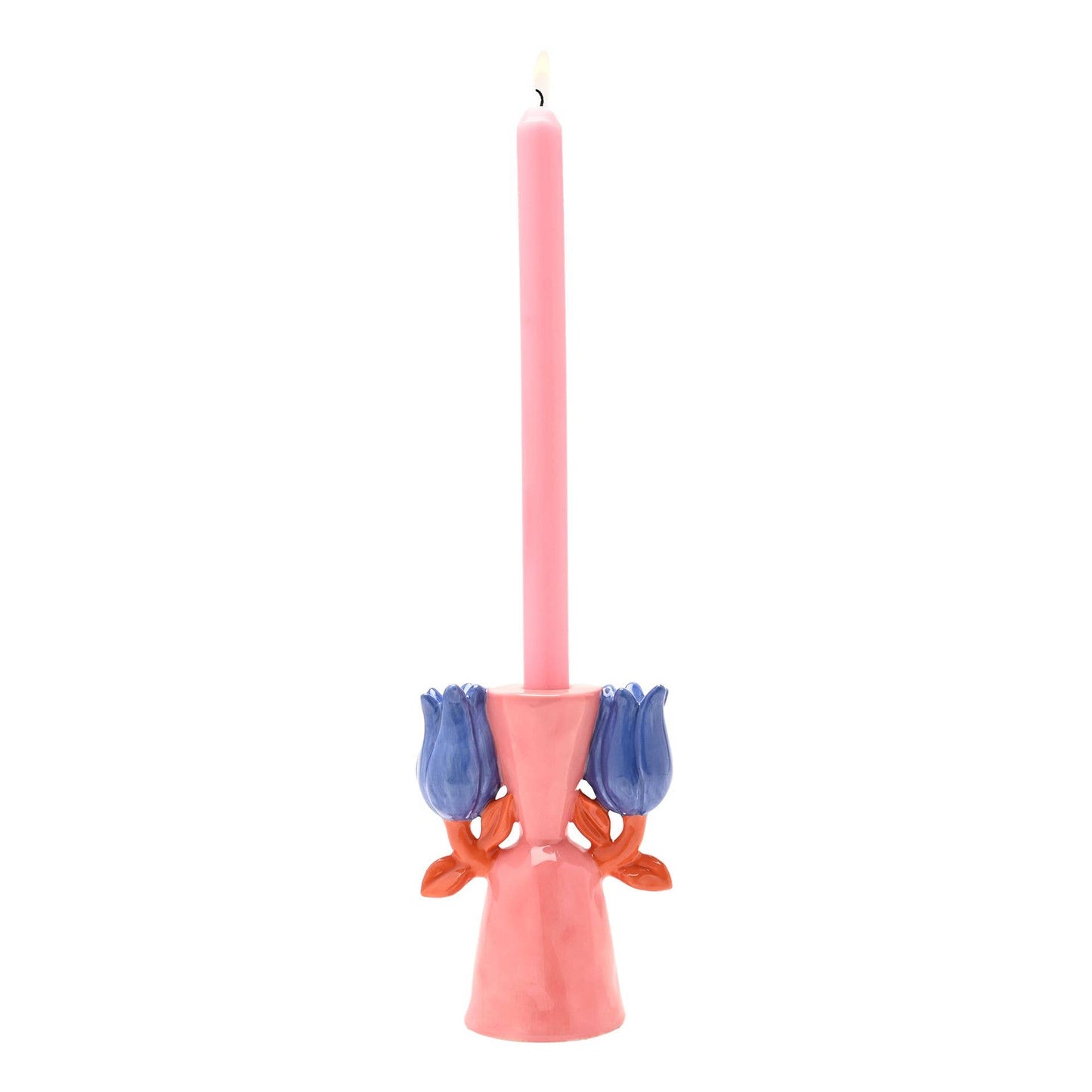 Hestia Rosa Blumen Kerzenhalter