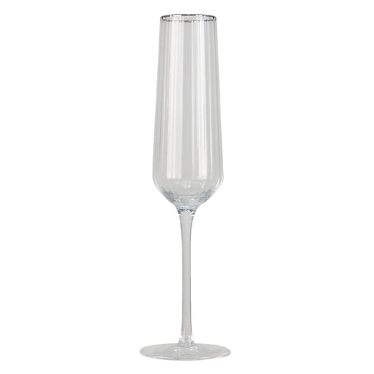 Champagnerglass Transparent Ø 7x26 cm / 250 ml