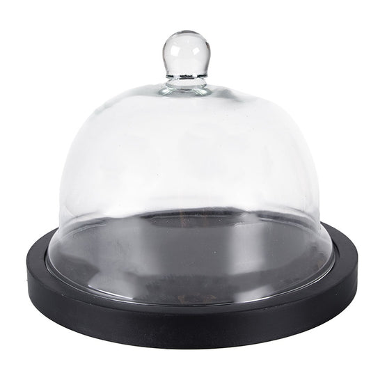 Cloche en verre Noir Ø 23x17 cm