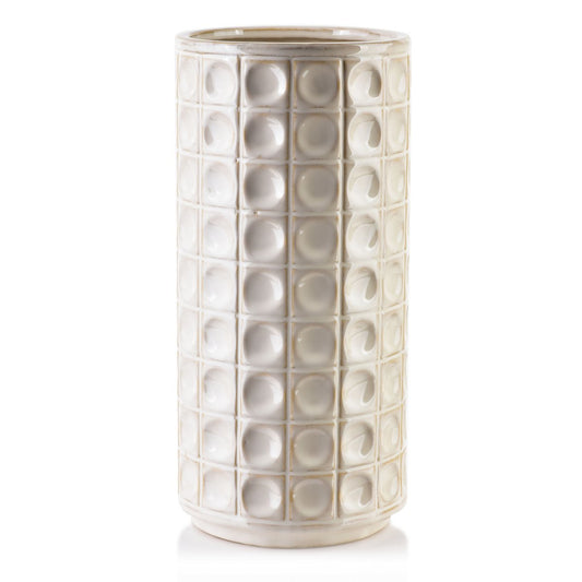 VIENNA Vase – Beige – 29.5 cm hoch – Natürlich Landhaus