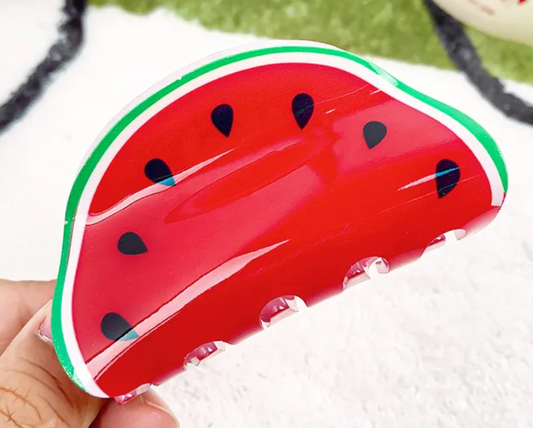 Haarclip „Melon Magic“ – Fruchtiger Wassermelonen-Look