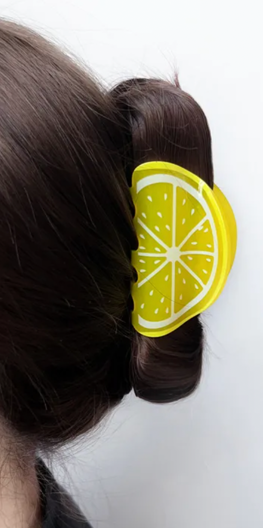 Haarclip „Zesty Lemon“ – Spritziger Zitronen-Look