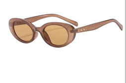 Sonnenbrille „Sandy Chic“ – Ovale Shades in sanftem Beige