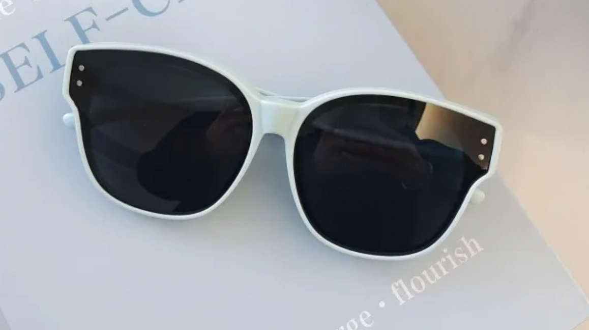 Sonnenbrille „Skyline Square“ – Statement in Himmelblau mit Vollrahmen
