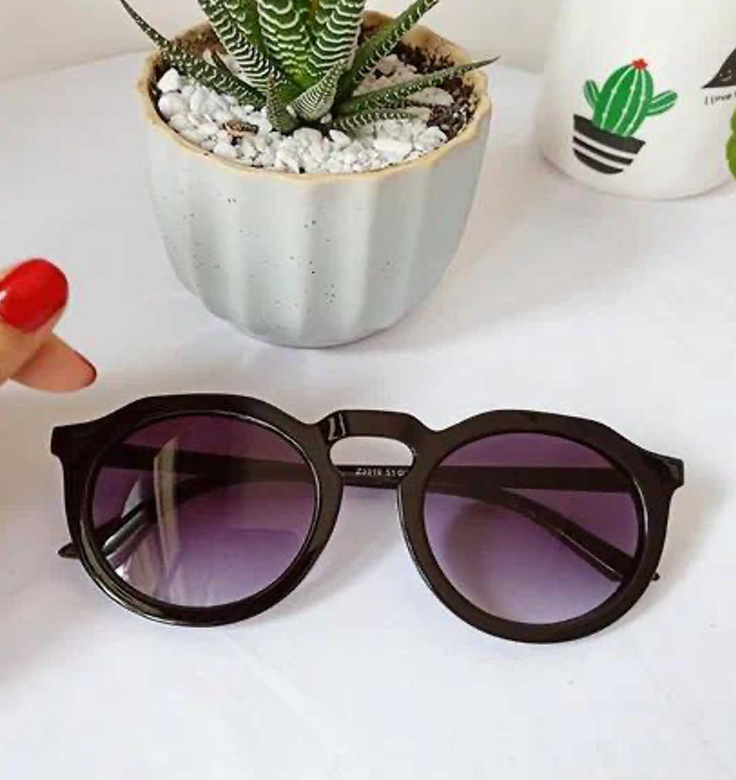 Sonnenbrille „Cat Eye Black“ – Katzenaugen-Charme in Schwarz