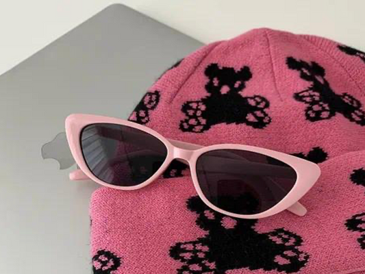 Sonnenbrille „Street Blush“ – Rosa Rahmen mit grauen Gläsern