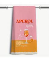 Kitchen Cheers – Küchentuch mit Aperol Spritz Print