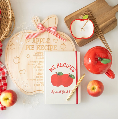 Tasse „Red Delicious“ – Apfel-Keramiktasse mit Deckel (550 ml)