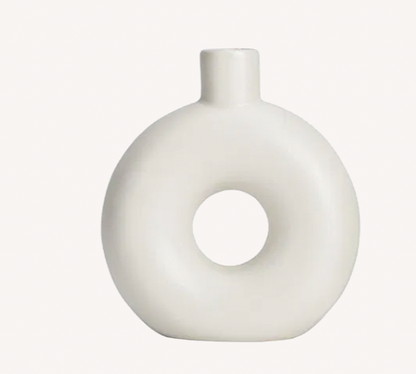 Vase „Pure Shape“ – Keramikvase, matt, 10×12×4 cm