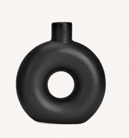 Vase „Pure Shape“ – Keramikvase, matt, 10×12×4 cm