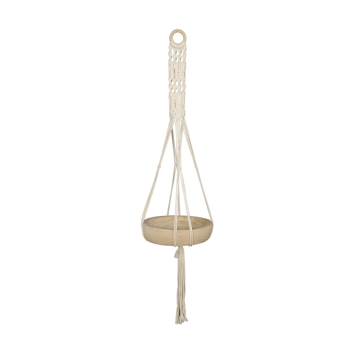 Macrame Hanger Bowl Natural