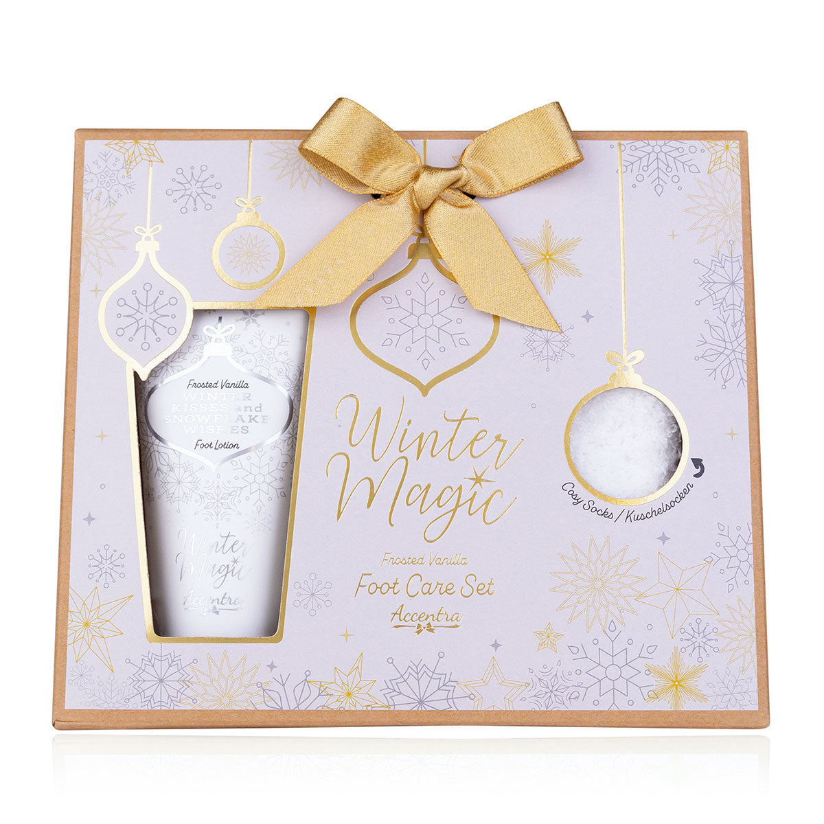 WINTER MAGIC foot care set in gift packaging