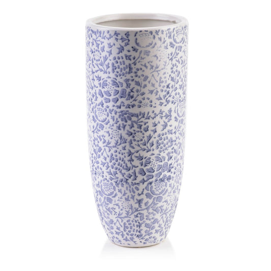 YANDA Vase Blau-Weiß – Amalfi Summer