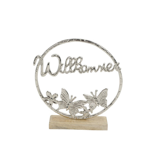 ✨ Decorative figure "Welcome" - Silver