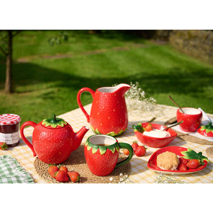 The Cottage Garden Zuckerdose, Erdbeermotiv