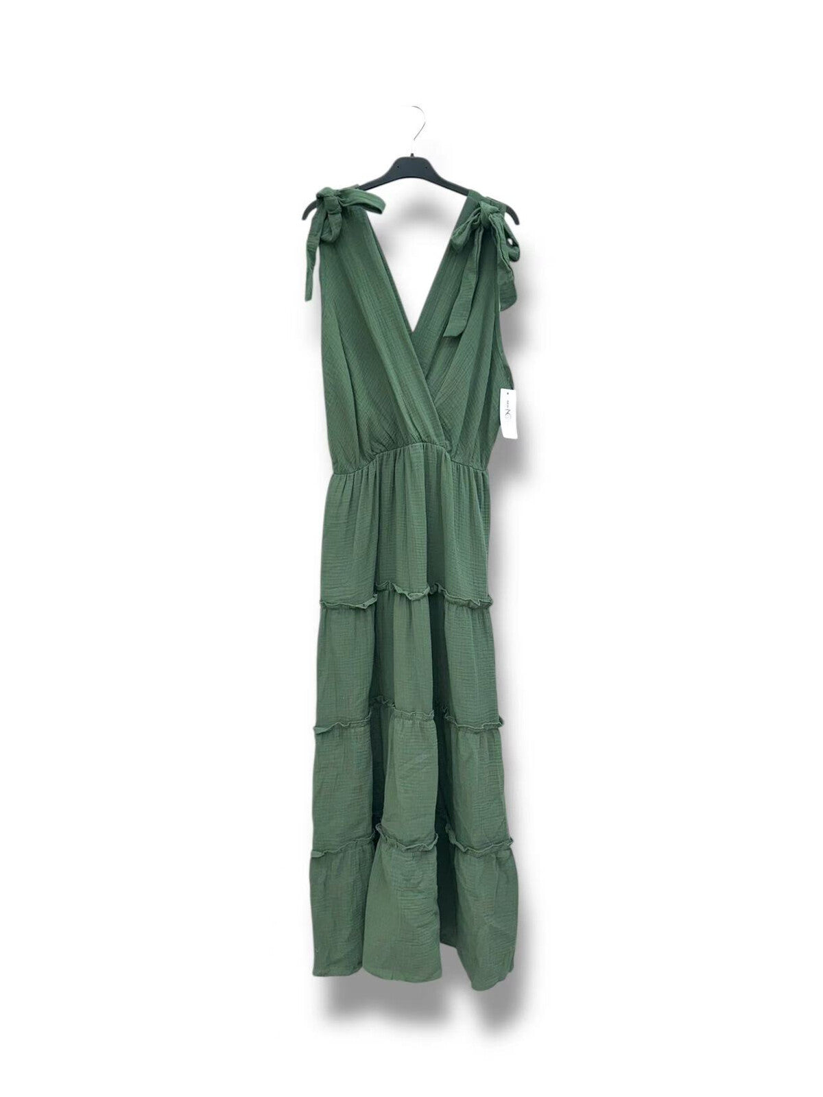 Kleid „Elina“ – Sommerkleid aus Musselin mit Schleifenbindung